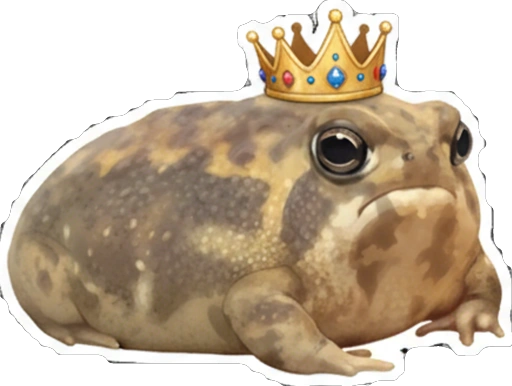 Стикер 4 🙂 из набора «Rain Frog»