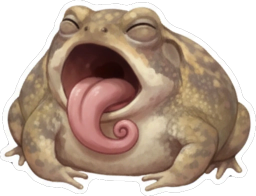 Стикер 7 🙂 из набора «Rain Frog»