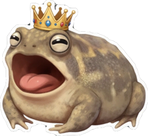 Стикер 12 🙂 из набора «Rain Frog»