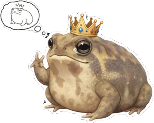 Стикер 16 🙂 из набора «Rain Frog»