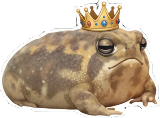 Стикер 18 🙂 из набора «Rain Frog»