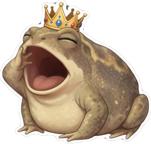 Стикер 26 🙂 из набора «Rain Frog»