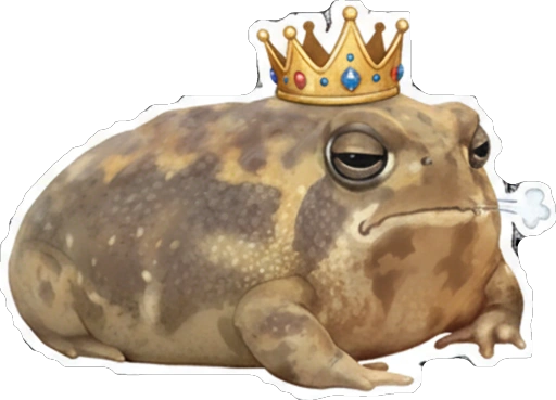 Стикер 32 🙂 из набора «Rain Frog»