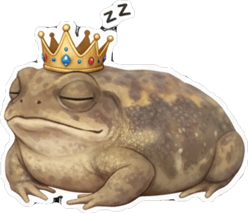 Стикер 35 🙂 из набора «Rain Frog»