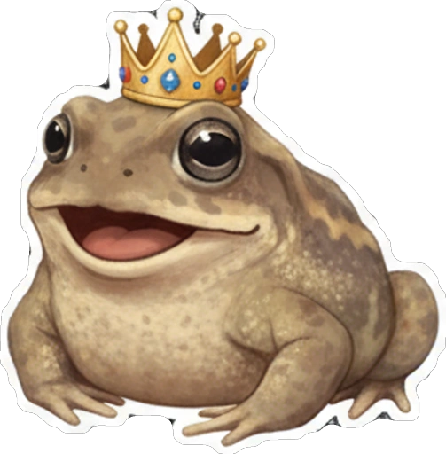 Стикер 34 🙂 из набора «Rain Frog»