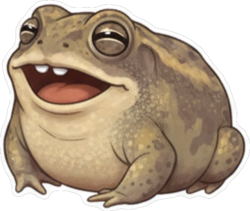 Стикер 38 🙂 из набора «Rain Frog»