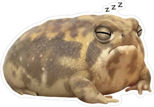Стикер 41 🙂 из набора «Rain Frog»