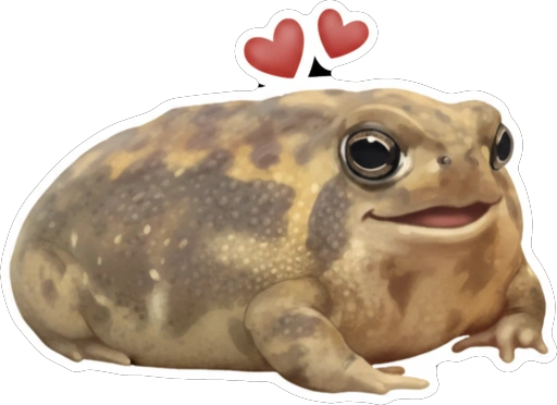 Стикер 48 🙂 из набора «Rain Frog»