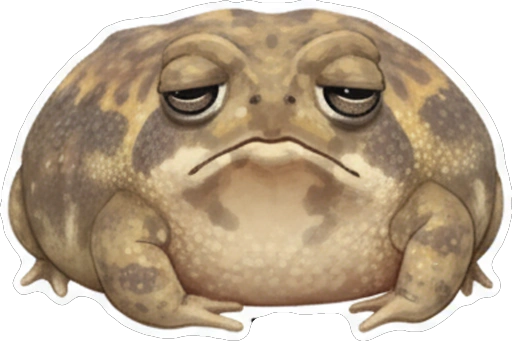 Стикер 52 🙂 из набора «Rain Frog»