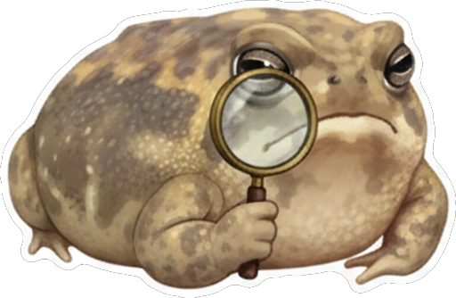 Стикер 53 🙂 из набора «Rain Frog»