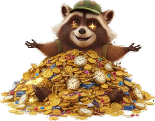 Енот Обормот: Сокровища и Юмор