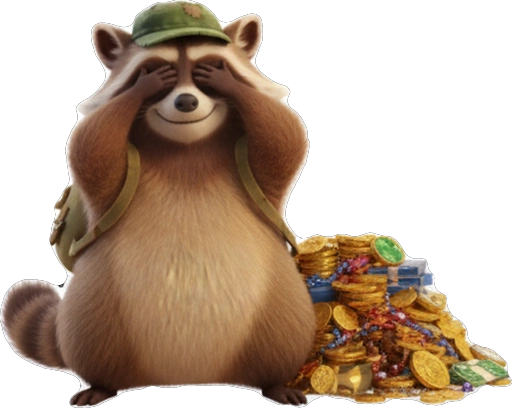 Енот Обормот: Сокровища и Юмор