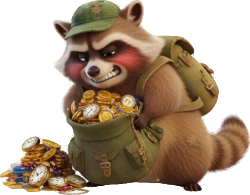 Енот Обормот: Сокровища и Юмор