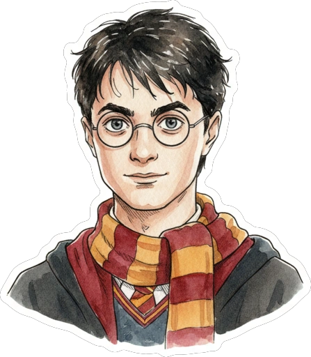 Акварельная магия: Герои Гарри Поттера