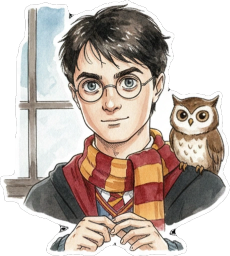 Акварельная магия: Герои Гарри Поттера