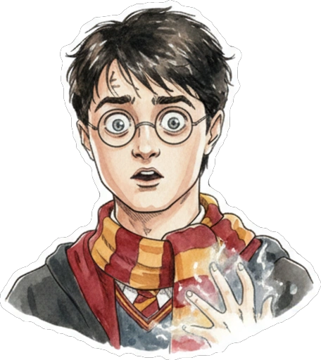 Акварельная магия: Герои Гарри Поттера