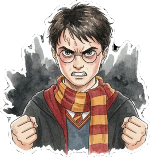Акварельная магия: Герои Гарри Поттера