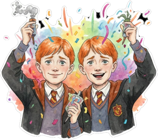 Акварельная магия: Герои Гарри Поттера