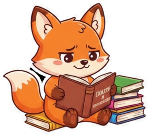 Стикер 2 📚 из набора «Школьный Лис»