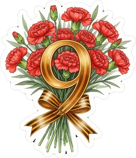 Стикер 79 🙂 из набора «Букет эмоций: акварельные цветы»