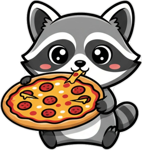 Енот и Пицца