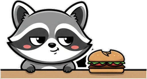 Енот и Пицца