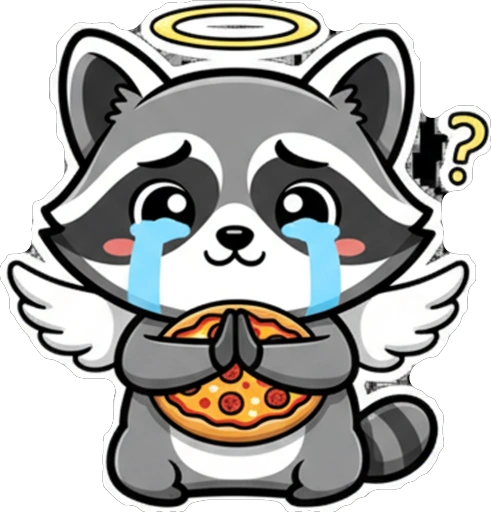 Енот и Пицца