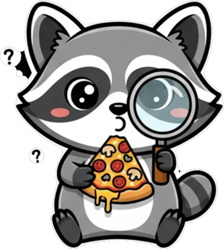Енот и Пицца